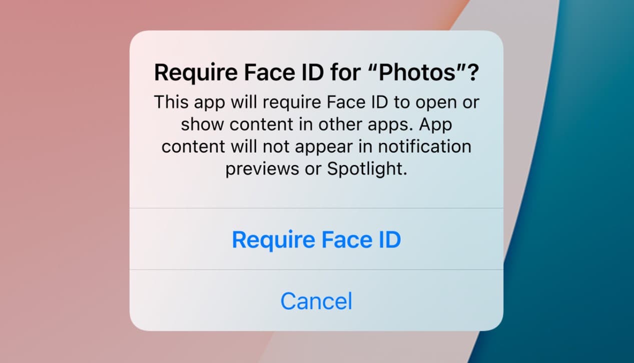 ξεκλείδωμα εφαρμογής apple ios 18 face id