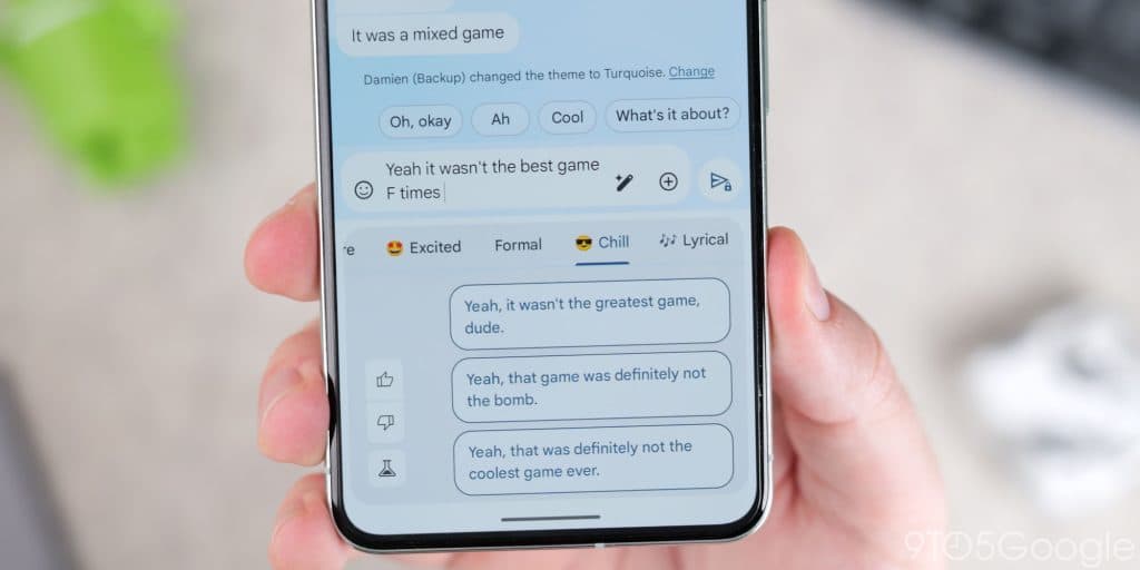Λειτουργία Magic Compose του Google Messages
