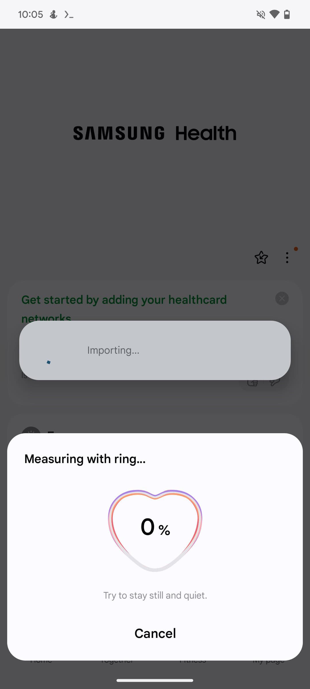Μέτρηση καρδιακών παλμών Samsung Health