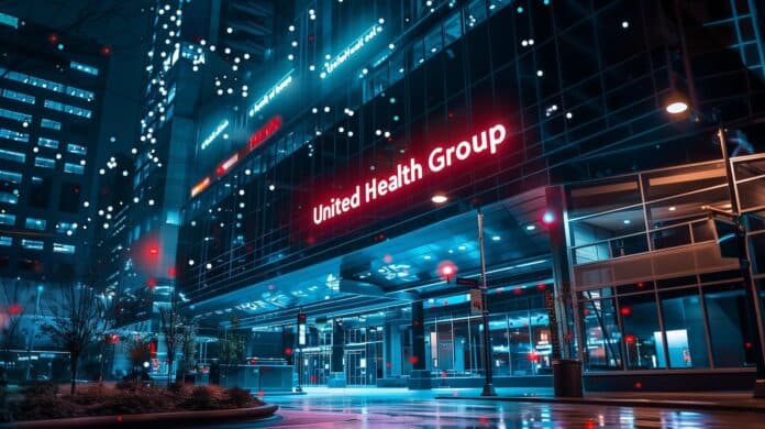 Hospital showing UnitedHealth Group