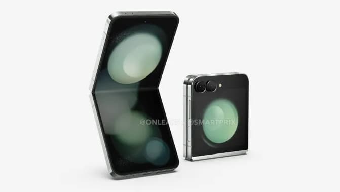 Ένα render του Samsung Galaxy Z Flip 6 που διέρρευσε