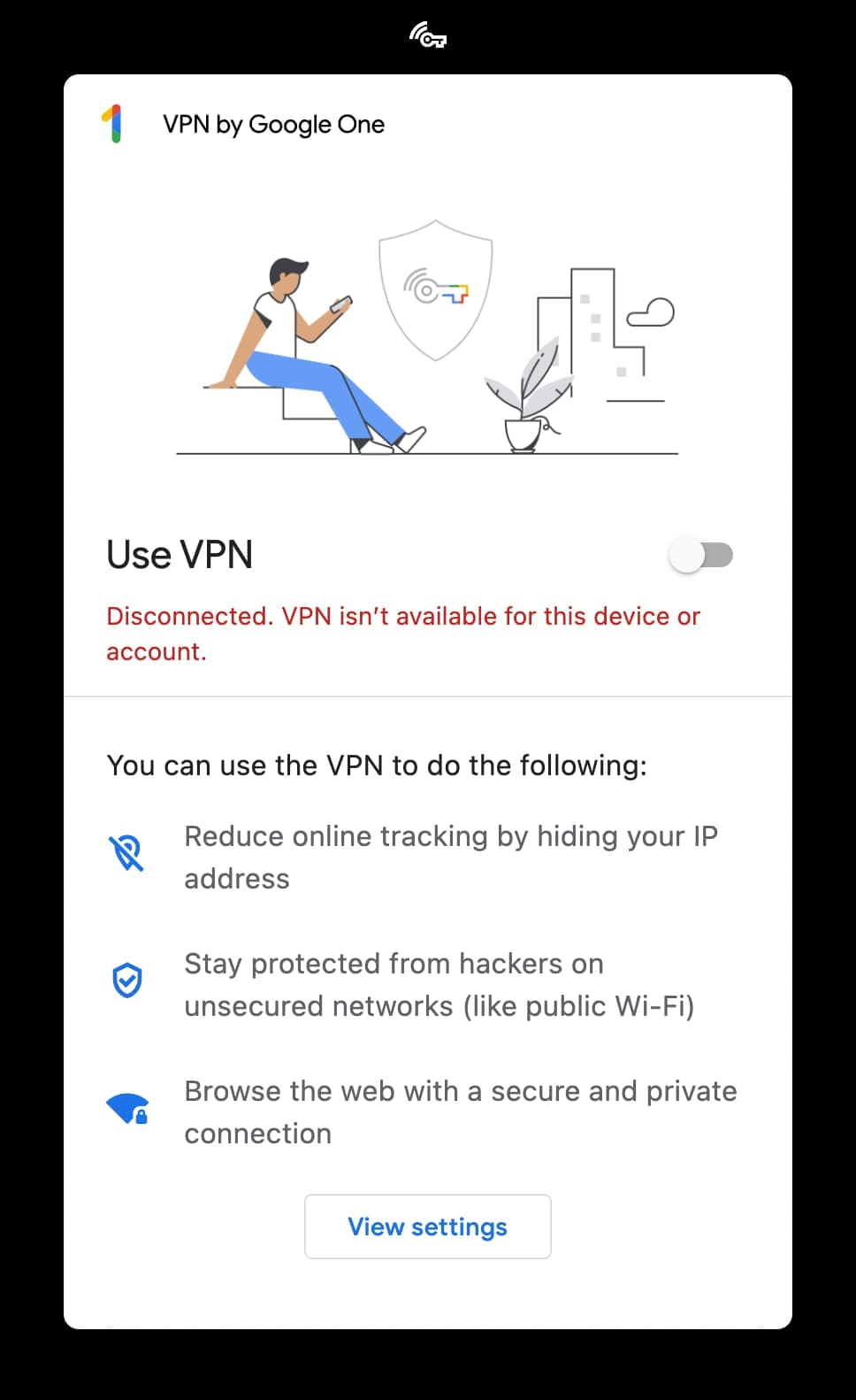 VPN από το Google One