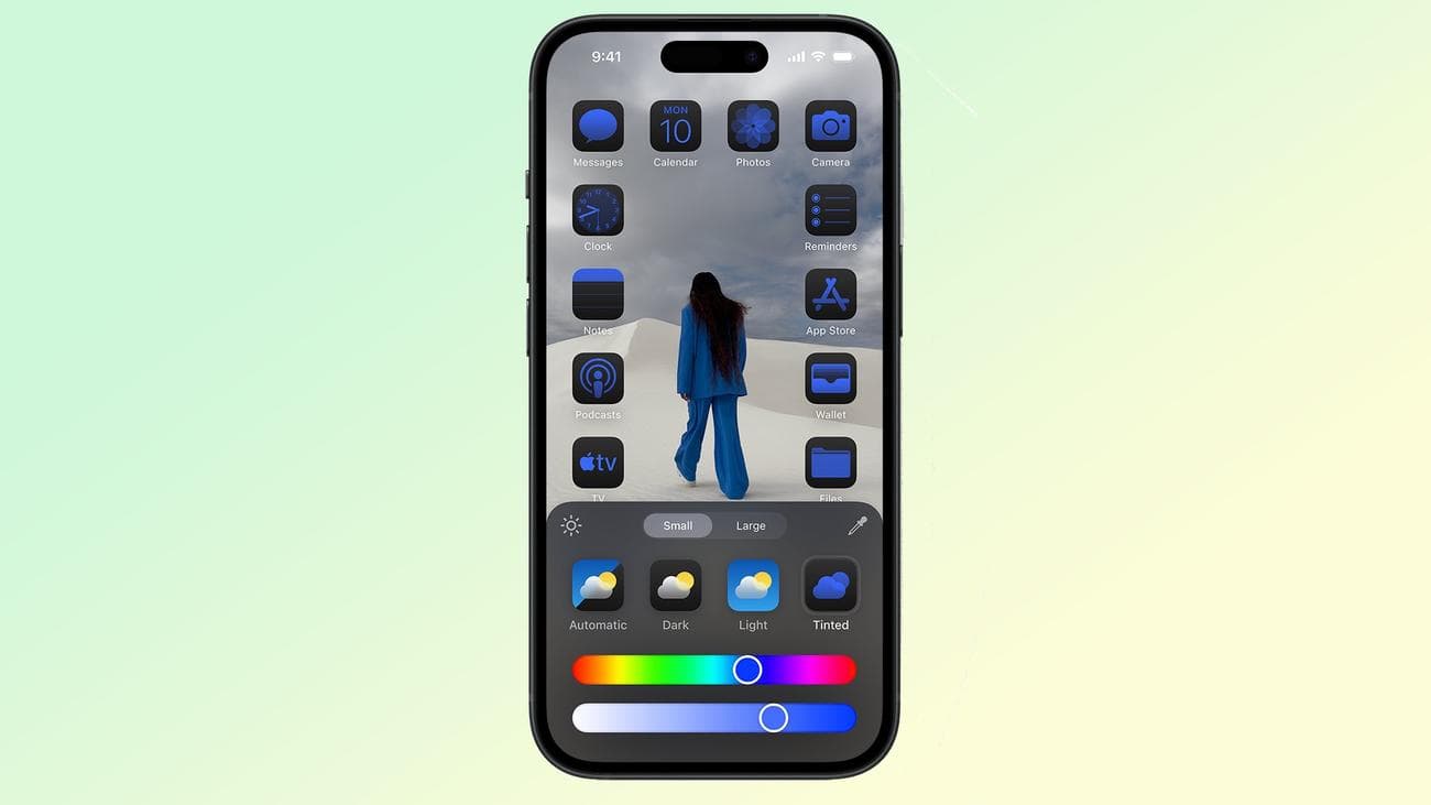 Η προσαρμογή της αρχικής οθόνης του iOS 18 διαθέτει αλλαγή χρώματος εικονιδίων