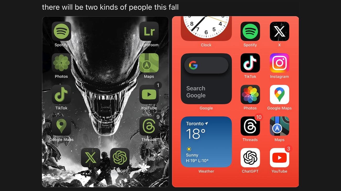 iOS 18 - ποτέ δεν ήταν πιο εύκολο να κάνετε το iPhone σας να φαίνεται πραγματικά... μοναδικό.  - Το iOS 18 μετέτρεψε το iPhone μου σε κακό τηλέφωνο Android.  αποδεικνύει γιατί η Apple αρνήθηκε να φτιάξει το iPhone "διασκέδαση"