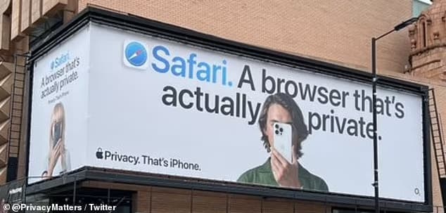 iPhone Apple Safari διαφημίσεις
