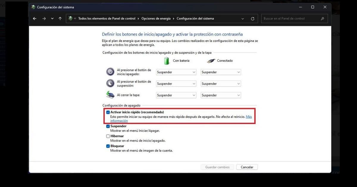 λειτουργία γρήγορης εκκίνησης windows 11