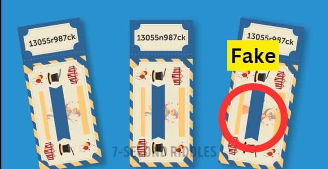 σπαζοκεφαλιά ψεύτικο εισιτήριο λύση