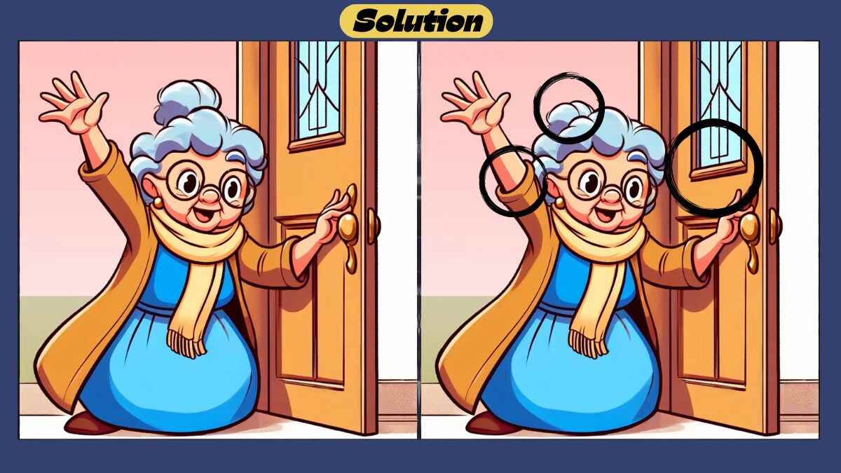 Τεστ παρατηρητικότητας, διαφορές γιαγιά
