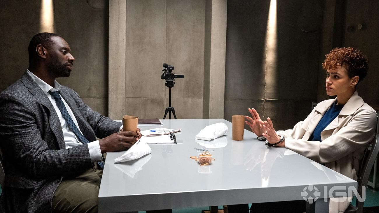 Sy (Omar Sy) and Zee (Nathalie Emmanuel) in The Killer.