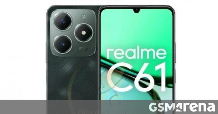 Διαρροές Realme C61 4G με renders, προδιαγραφές και τιμή
