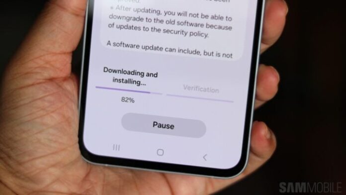 Galaxy A55 seamless software updates