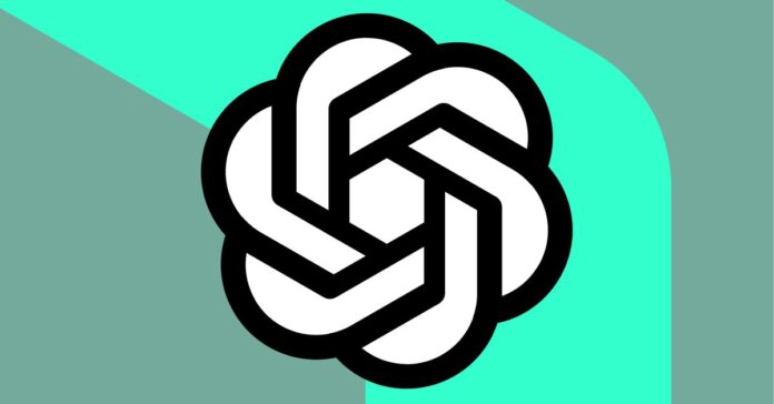Vector illustration of the Chat GPT logo.