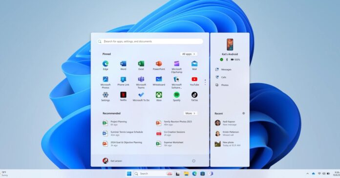 Τα Windows 11 θα φέρουν το τηλέφωνό σας Android απευθείας στο μενού Έναρξη

