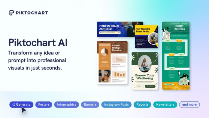Το Piktochart AI είναι μια ομάδα σχεδιασμού ενός ανθρώπου
