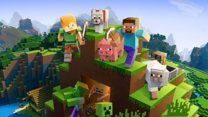 Minecraft key art