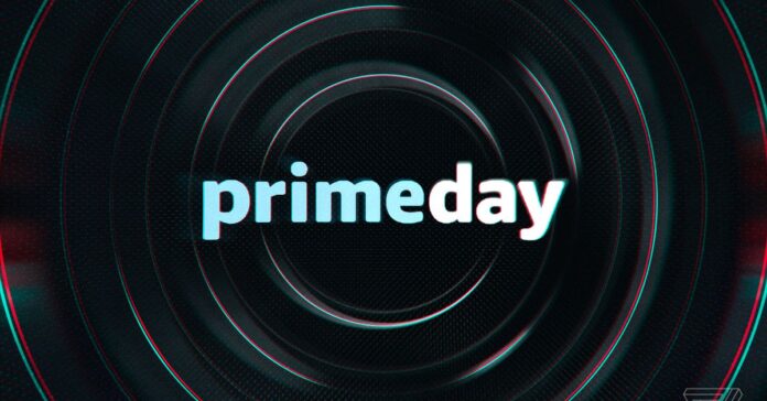 Amazon Prime Day logo on black background
