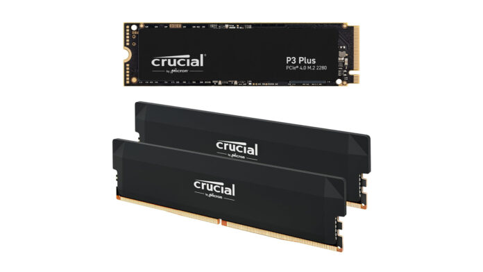 Crucial SSD and RAM bundle deal on Amazon