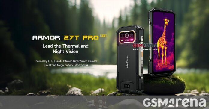 Εδώ είναι το Ulefone Armor 27T Pro με θερμική κάμερα και μπαταρία 10.600 mAh
