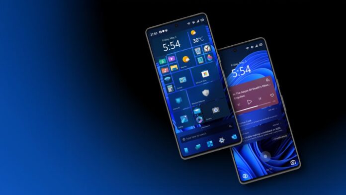 Windows 11 Mobile design concept