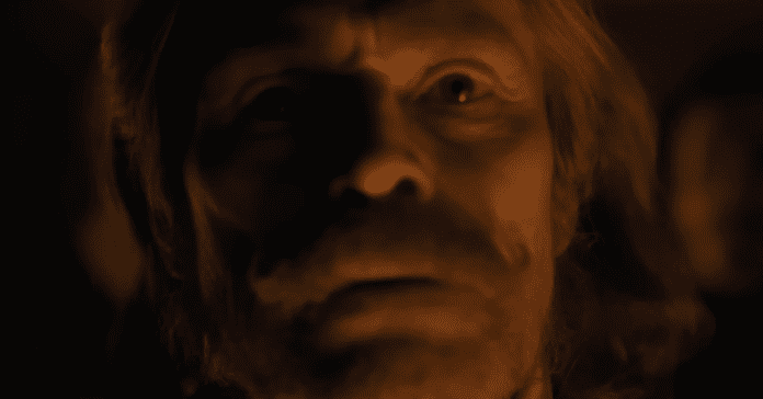 A screenshot of Willem Dafoe from the trailer for Nosferatu.