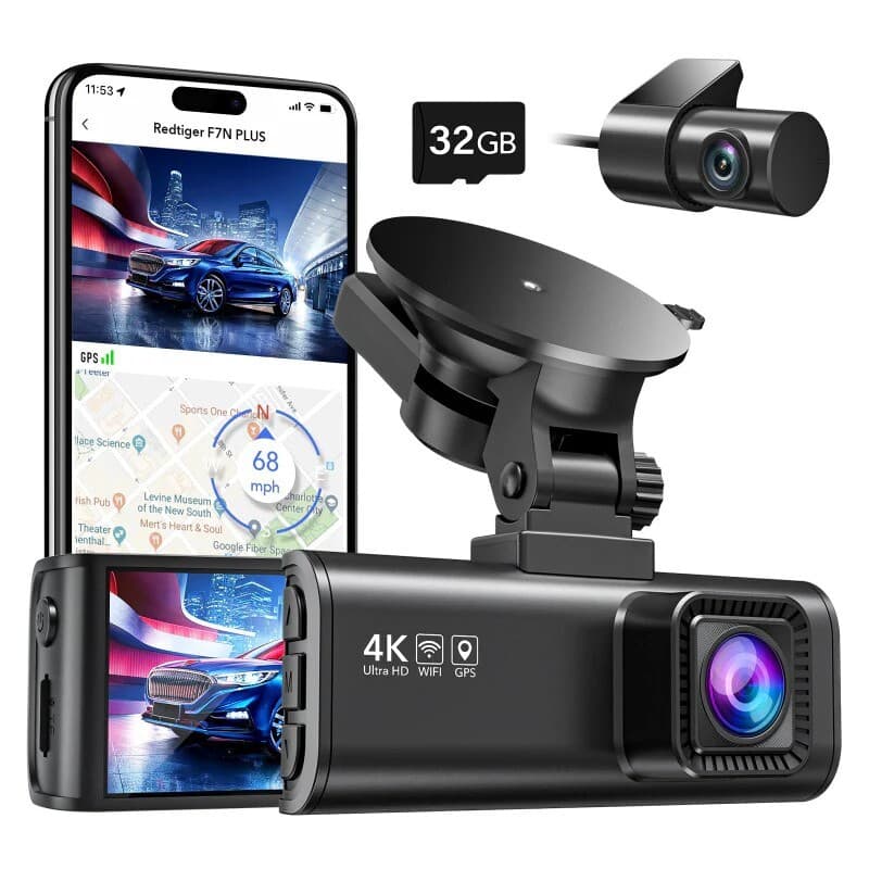 REDTIGER F7NP 4K Dual Dash Cam