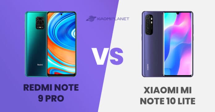 Redmi Note 9 Pro εναντίον Xiaomi Mi Note 10 Lite: Πλήρης σύγκριση
