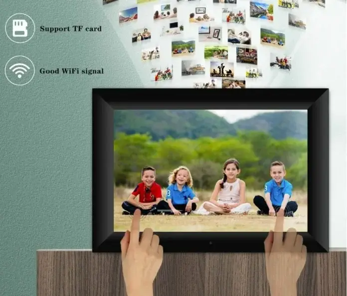 Ψηφιακή κορνίζα 10'' με ανάλυση 1280x800, 16GB μνήμη και δικό της App στα 53.8€!