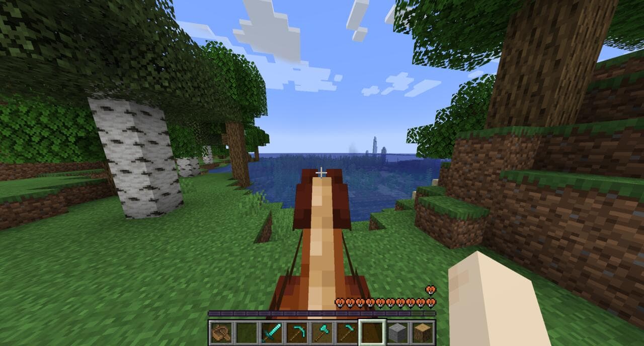 Σελάζοντας ένα άλογο στο Minecraft