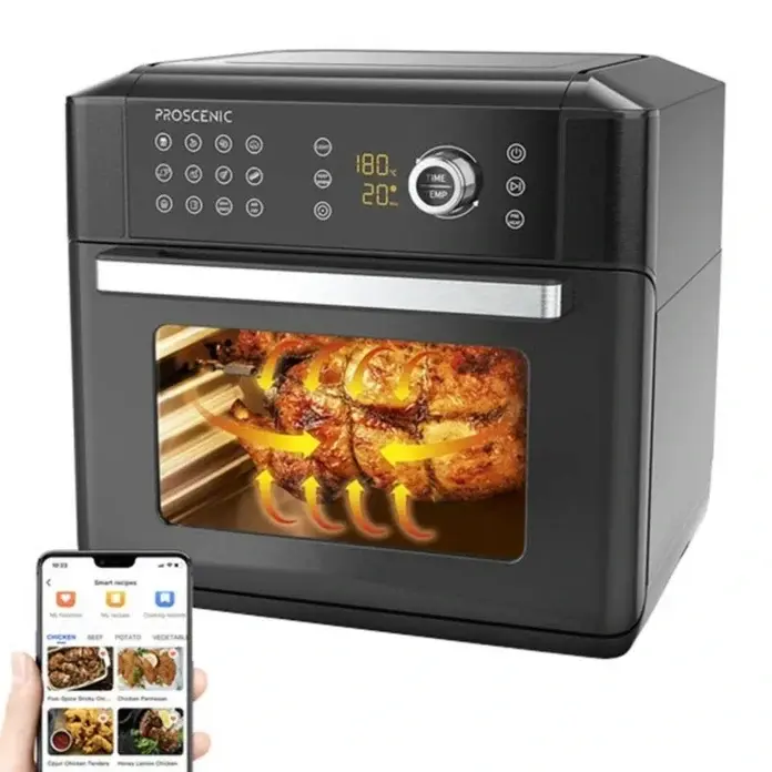 Proscenic T31 : Μίνι φουρνάκι-Air Fryer με 15L χωρητικότητα, αντιστάσεις 1700W, και έλεγχο μέσω εφαρμογής στα 120.1€!