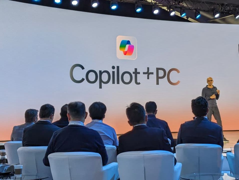 Satya Nadella at the Microsoft May 20 event