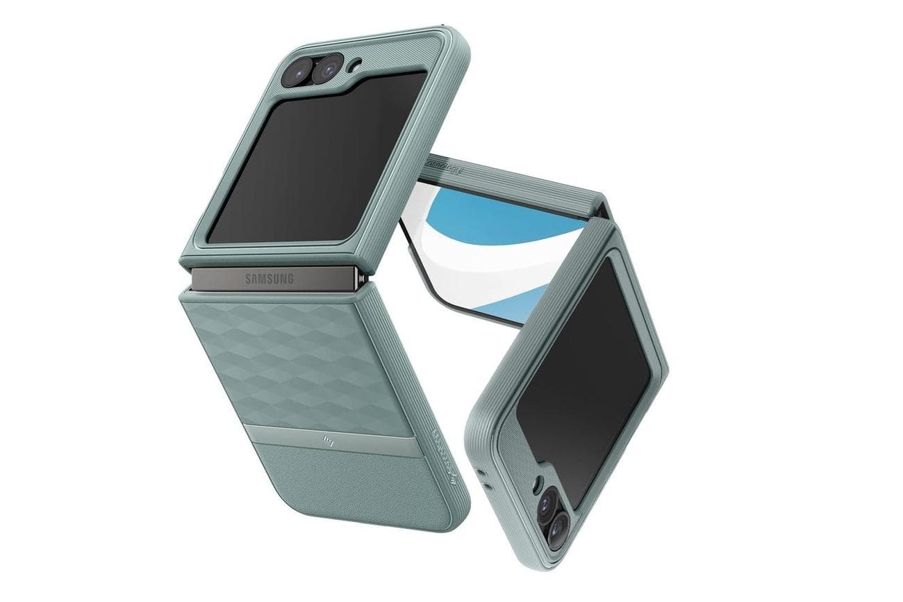 Η προστατευτική θήκη Caseology Parallax Galaxy Z Flip 6 Pattern προσφέρει ένα υπέροχο μοτίβο 3D - Οι καλύτερες θήκες Galaxy Z Flip 6 που μπορείτε να αποκτήσετε