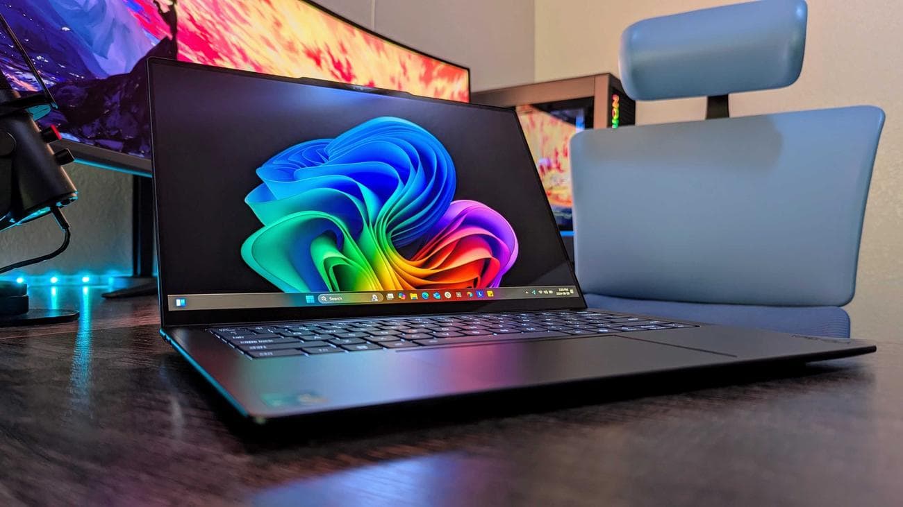 Image of the Lenovo Yoga Slim 7x (Gen 9) laptop.