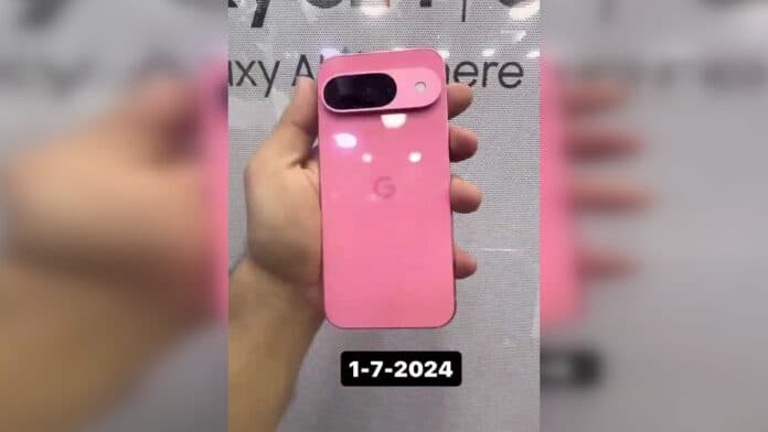 Google Pixel 9 in Pink color