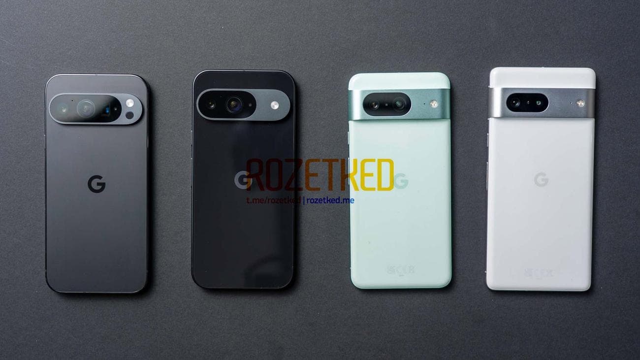 Διέρρευσαν τα Pixel 9 και Pixel 9 Pro με Pixel 8 και Pixel 7
