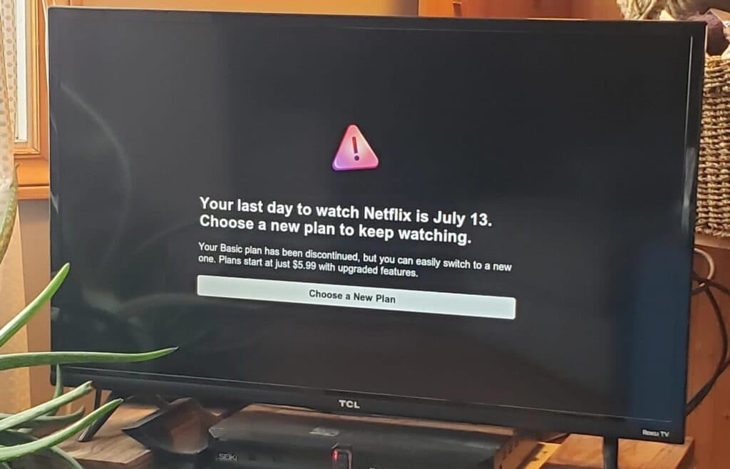 Δεν μπορώ να ολοκληρώσω το Netflix