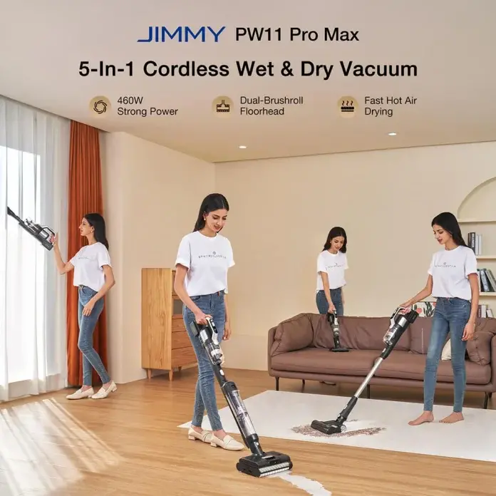 JIMMY PW11 : Το απόλυτο combo καθαριότητας για το πάτωμα!