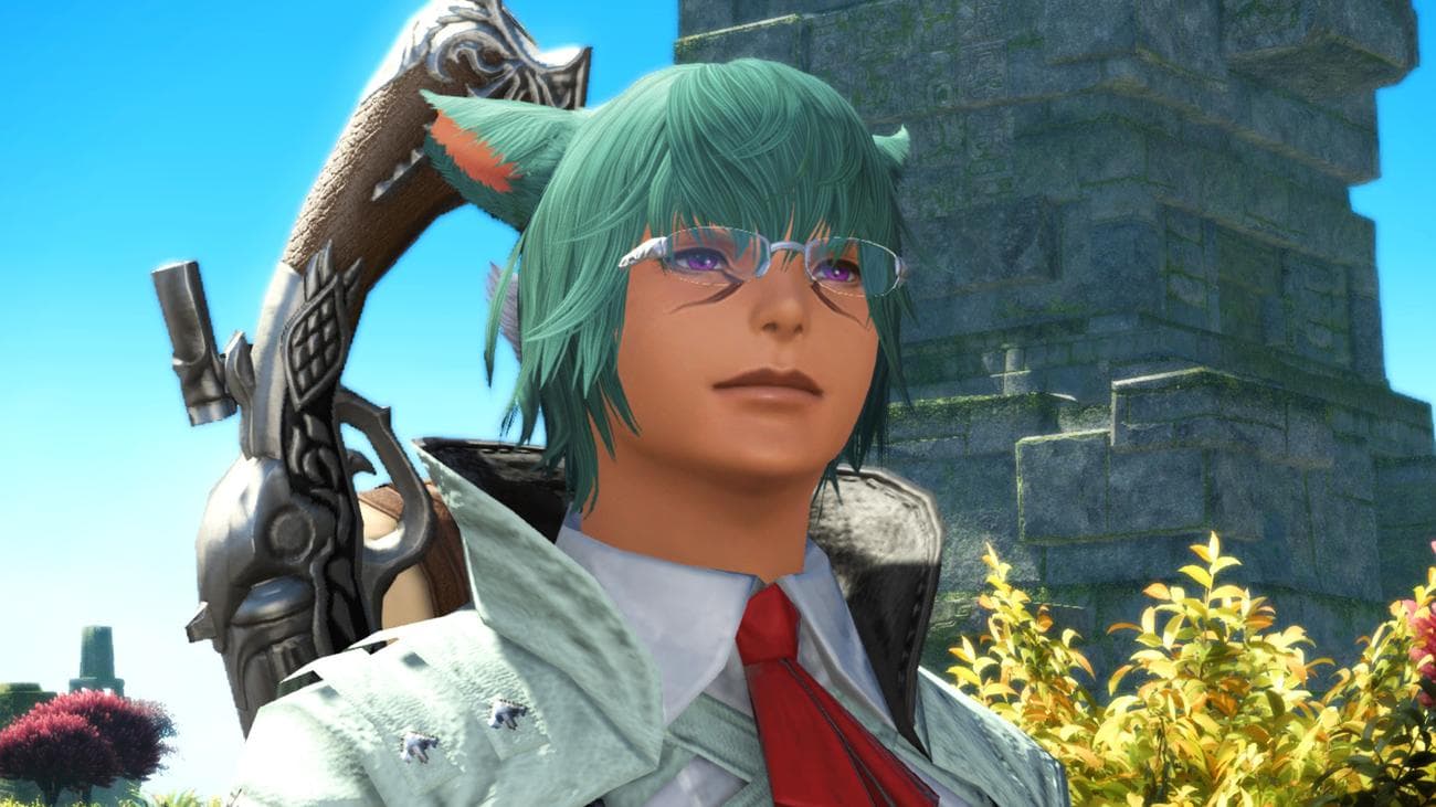 FF14 Αλλάζει θέση εργασίας Dawntrail - Η Koana, μια πράσινη Miqote στη νέα επέκταση FFXIV.