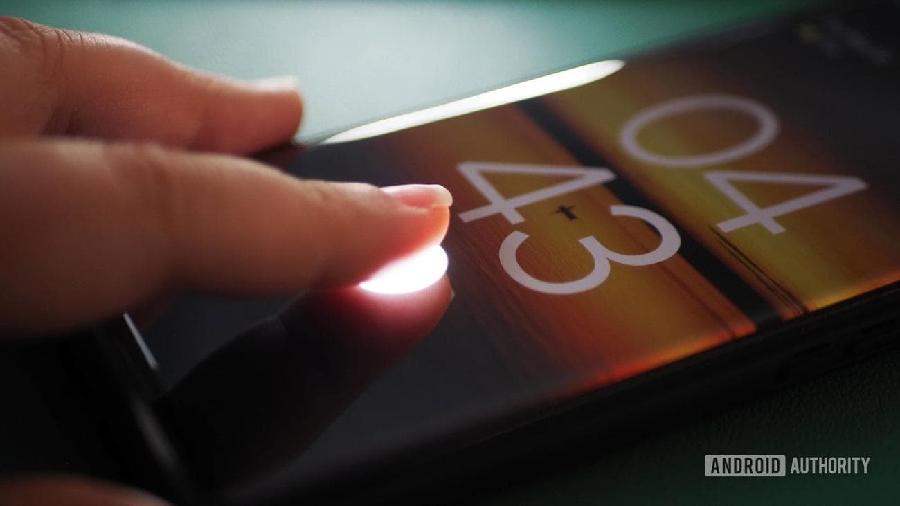 Αισθητήρας δακτυλικών αποτυπωμάτων Google Pixel 6 Pro με ελαφριά ροή