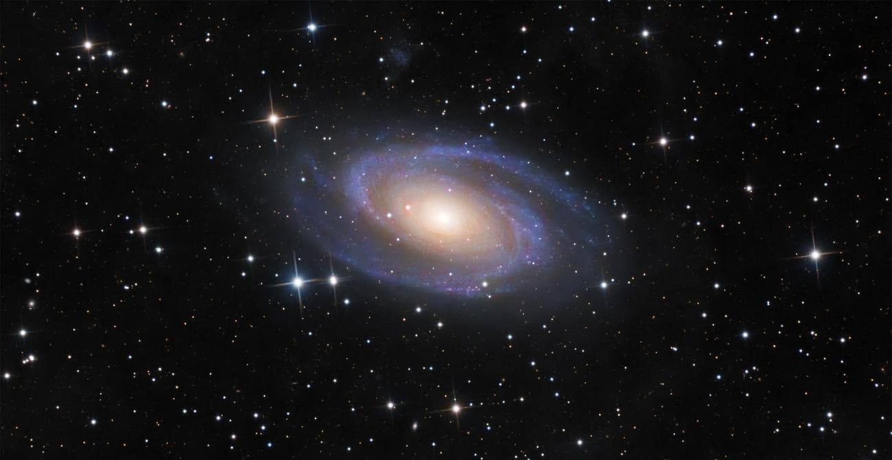Το M81, γνωστό και ως Γαλαξίας του Μπόντε, φωτογραφήθηκε στο Μίσιγκαν.