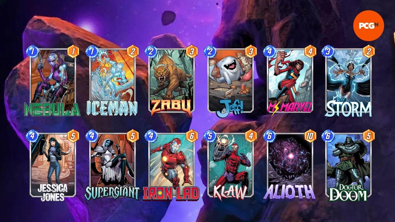 Supergiant Lockdown, one of the best Marvel Snap decks.