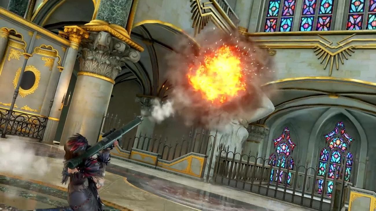 Anna Blowing Nina Up With A Rocket Launcher.