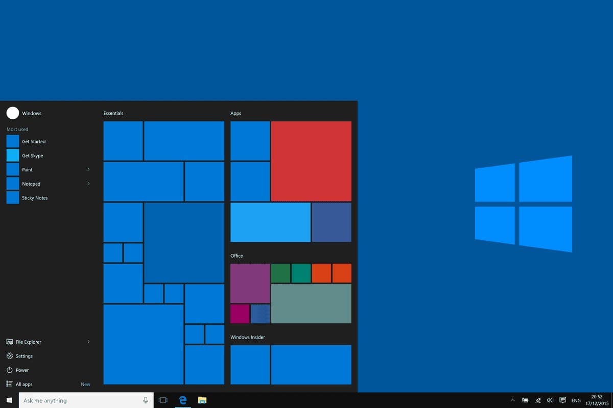αναβάθμιση των windows