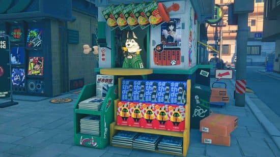 Howl's News Stand όπου μπορείτε να συλλέξετε φιλμ Zenless Zone Zero από το καθημερινό ξυστό.