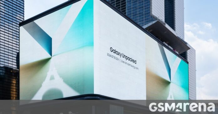 Η Samsung ξεκινά να διαφημίζει την εκδήλωση Unpacked στις 10 Ιουλίου με διαφημιστικές πινακίδες σε όλο τον κόσμο
