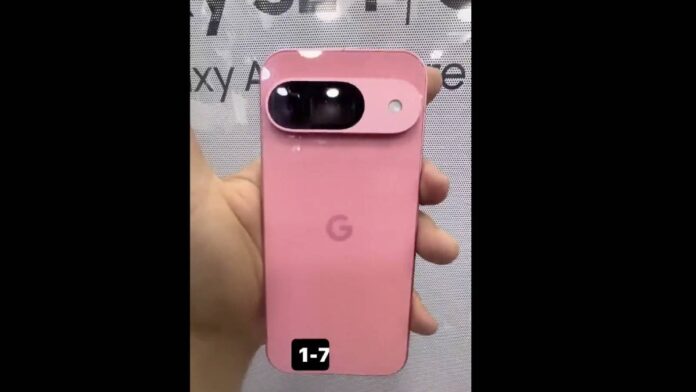 Το Pixel 9 φαίνεται αξιόλογο με ροζ βαφή σε πρακτικό βίντεο που διέρρευσε
