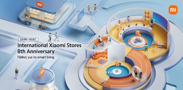 Τα Xiaomi Stores γιορτάζουν 8 χρόνια λειτουργίας παγκοσμίως