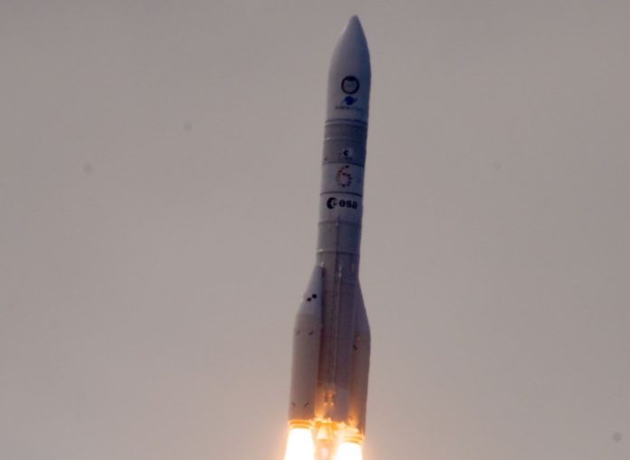H εκτόξευση του Ariane