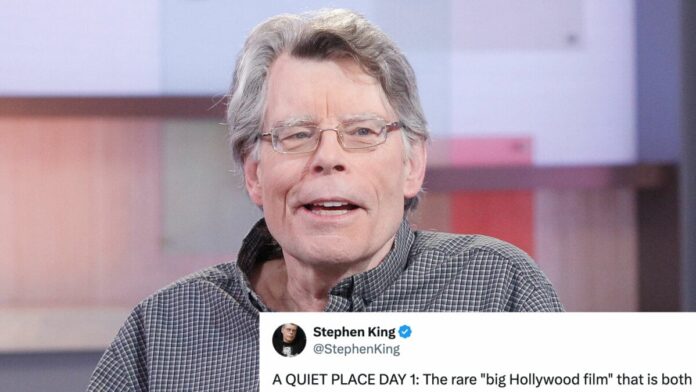 Ο Stephen King μοιράζεται την κριτική του 2 σειρών για το 