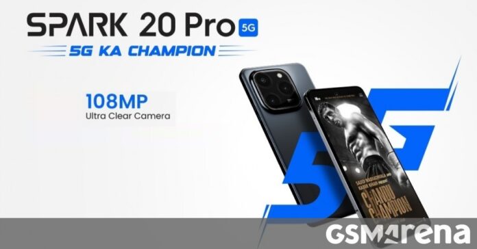 Το Tecno Spark 20 Pro 5G έρχεται στην Ινδία στις 9 Ιουλίου
